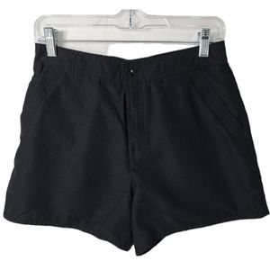 Croft‎ & Barrow Women's Black Swim Shorts With Built In Underwear Size 8
